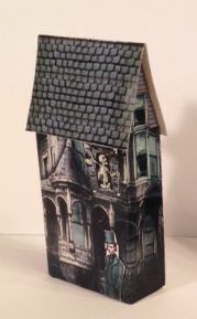 Miniature Halloween House Kit & Decorator Sheet  #TY400 &TY411 
